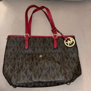Michael Kors handbag - red and brown